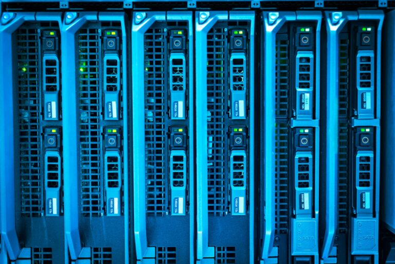 How to Harden an Ubuntu Server in 2026 Detailed image of illuminated server racks showcasing modern technology infrastructure.