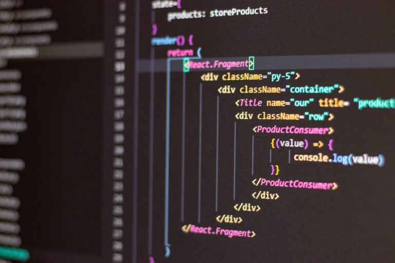 Terraform vs Pulumi: Which Should You Choose Close-up of HTML and JavaScript code on a computer screen in Visual Studio Code.